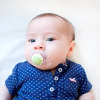 Baby with a pacifier