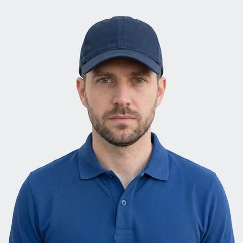 Photo with a cap